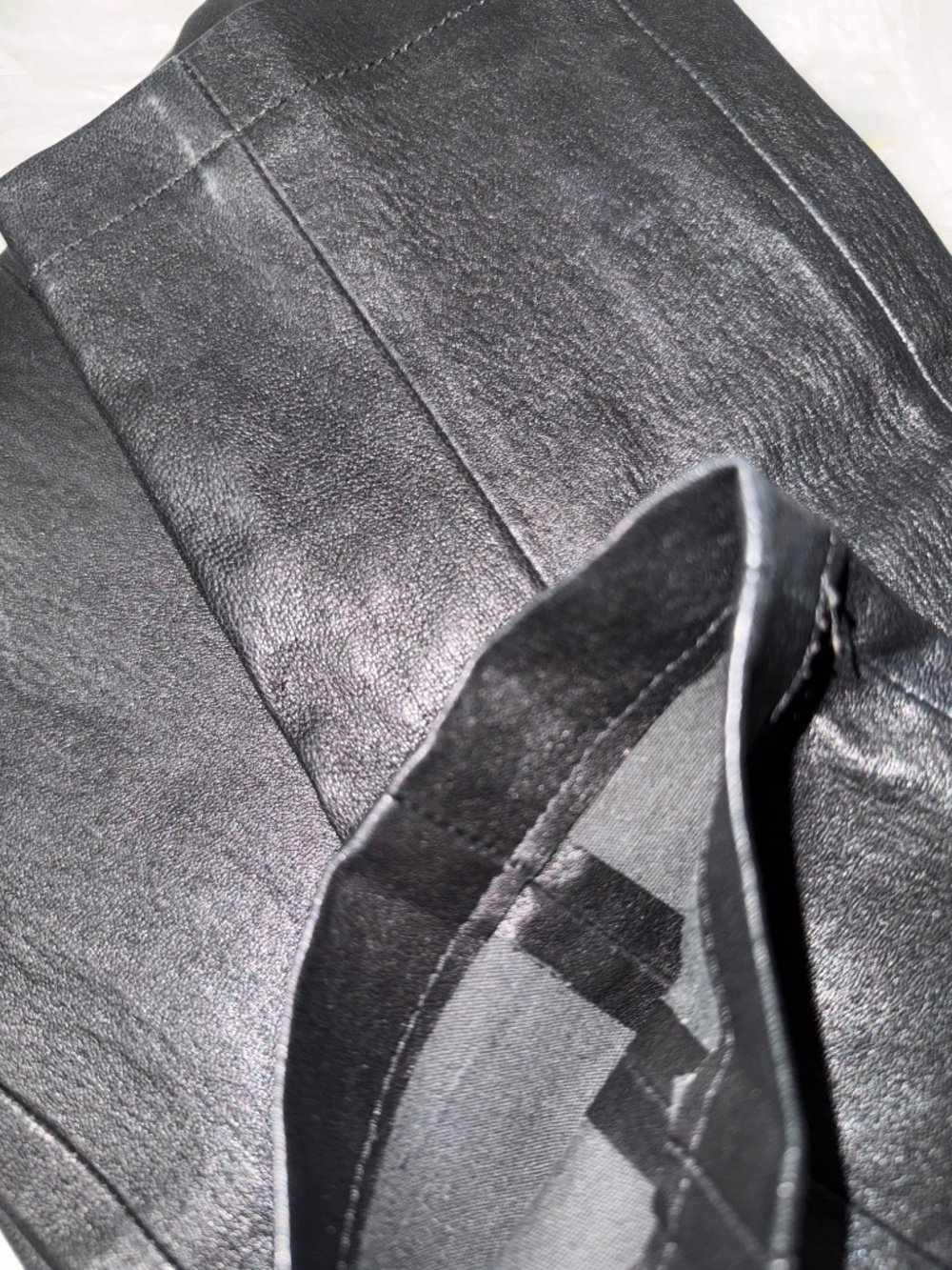 Tory Burch 100% Leather Skinny Leg Pants - Picture 7 of 11